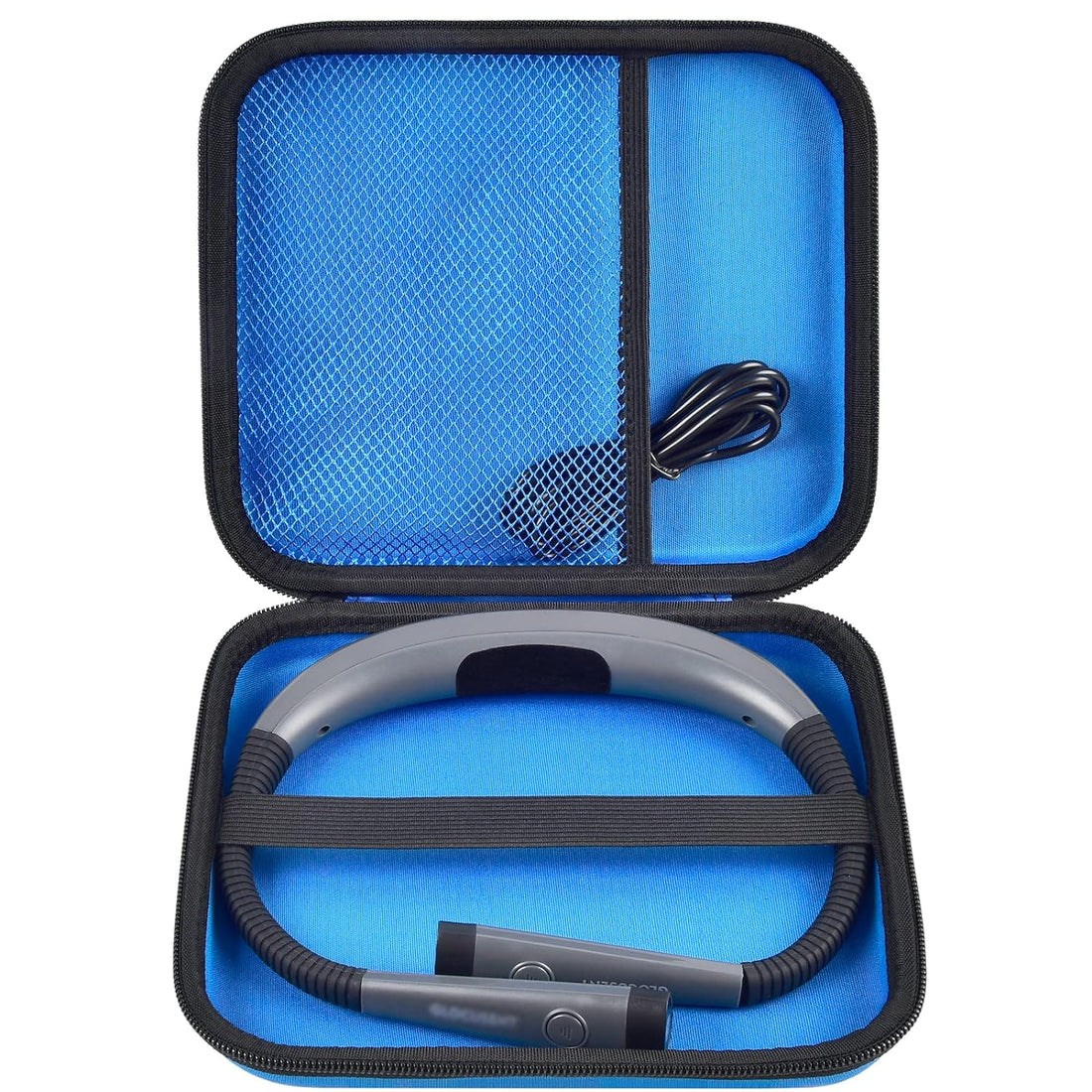 Case Compatible with Glocusent/ for Vekkia/ for LITOM/ for LEDGLE/ for TAKKUI/ for TSINGREE LED Neck Reading Light Book Light for Reading in Bed. Storage Carrying Holder for USB Cable (Box Only) -Blue