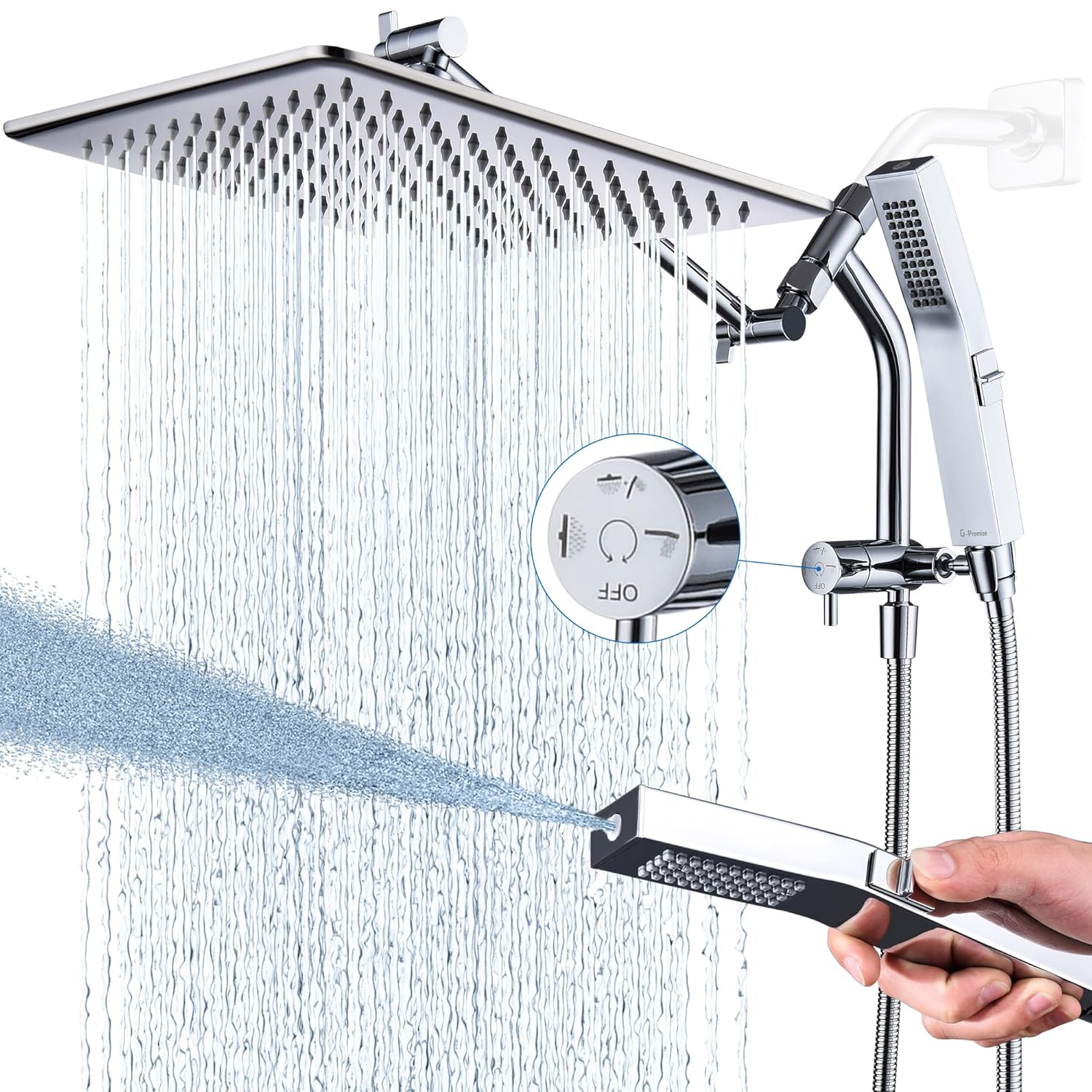 Home Improvement  Kitchen & Bath Fixtures  Bathroom Fixtures  Showers  Handheld Showers