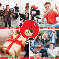 Otamatone Regular Monchhichi Electronic Music Instrument, Portable Digital Musical Instruments Synthesizer, Children, Teenagers, Adults, Fun, Cool Birthday, Christmas Gift Toy