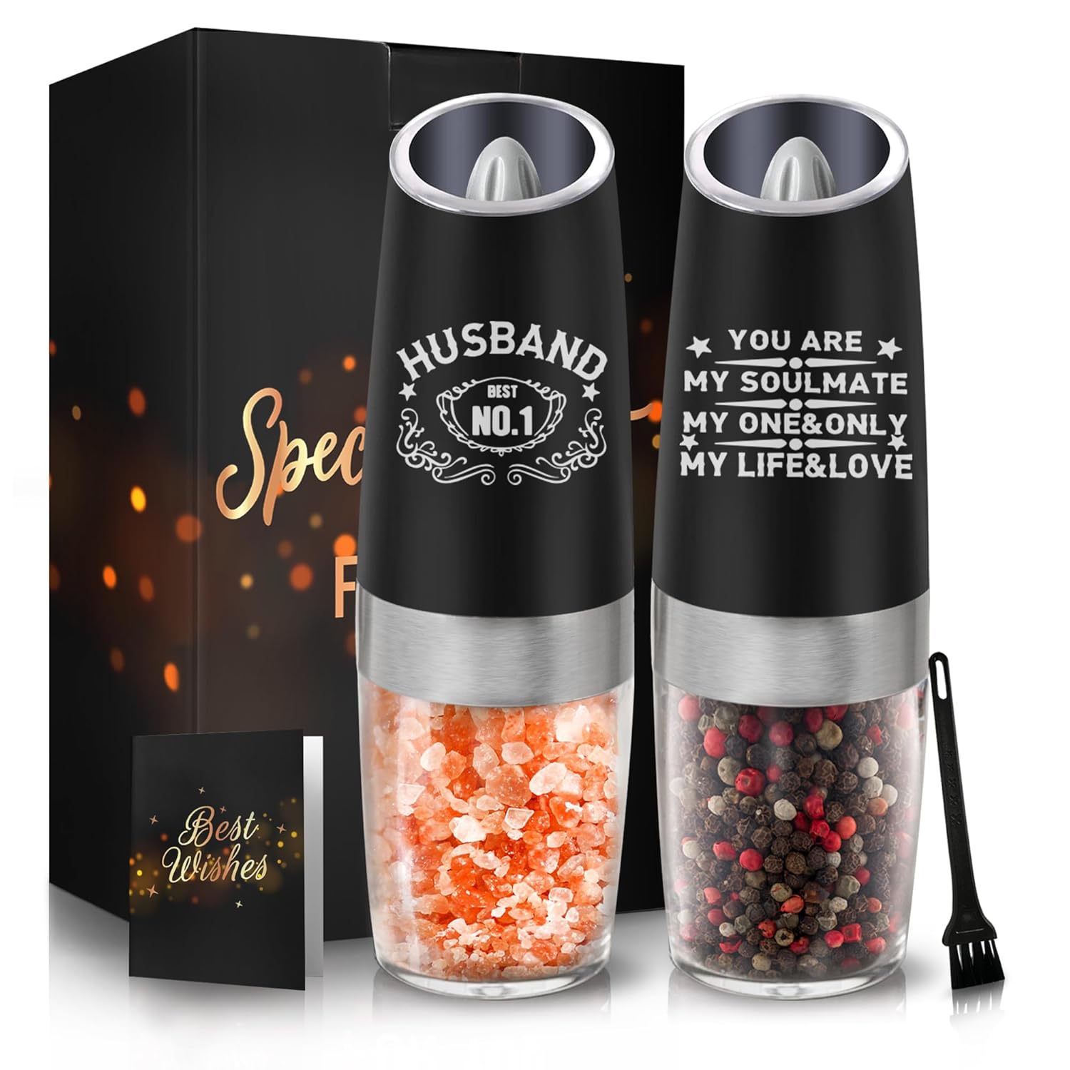 Home & Kitchen  Kitchen & Dining  Kitchen Storage & Containers  Dressing, Seasoning & Spice Dispensers  Salt & Pepper Mill Sets