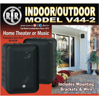 Bic America BICRTRV442 Rtrv44-2 Indoor/outdoor 3-Way Speakers - Black