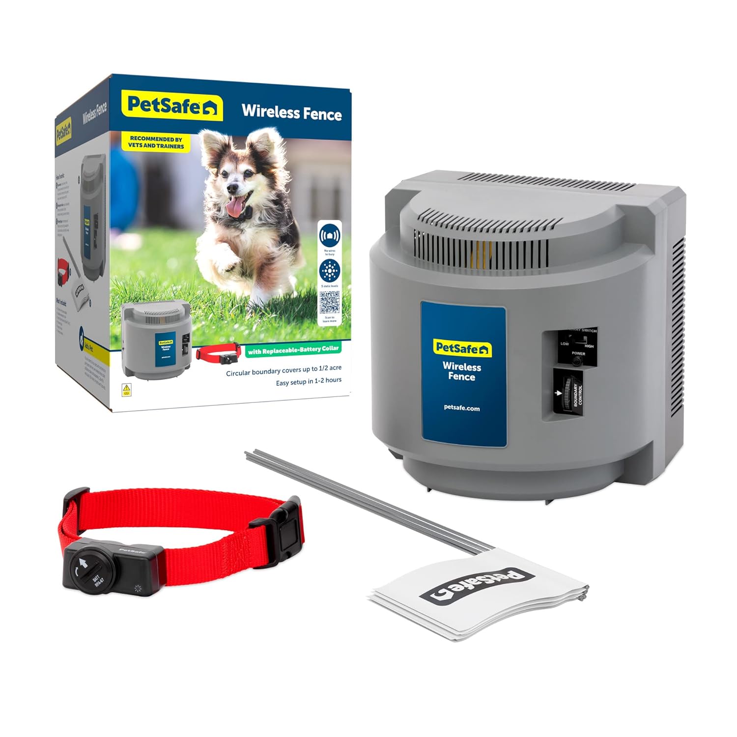 Pet Supplies  Dogs  Tie-Outs, Stakes & Wireless Fences  Radio & Wireless Fences
