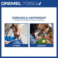 Dremel 7350-Pet 3.6v Pet Grooming Kit