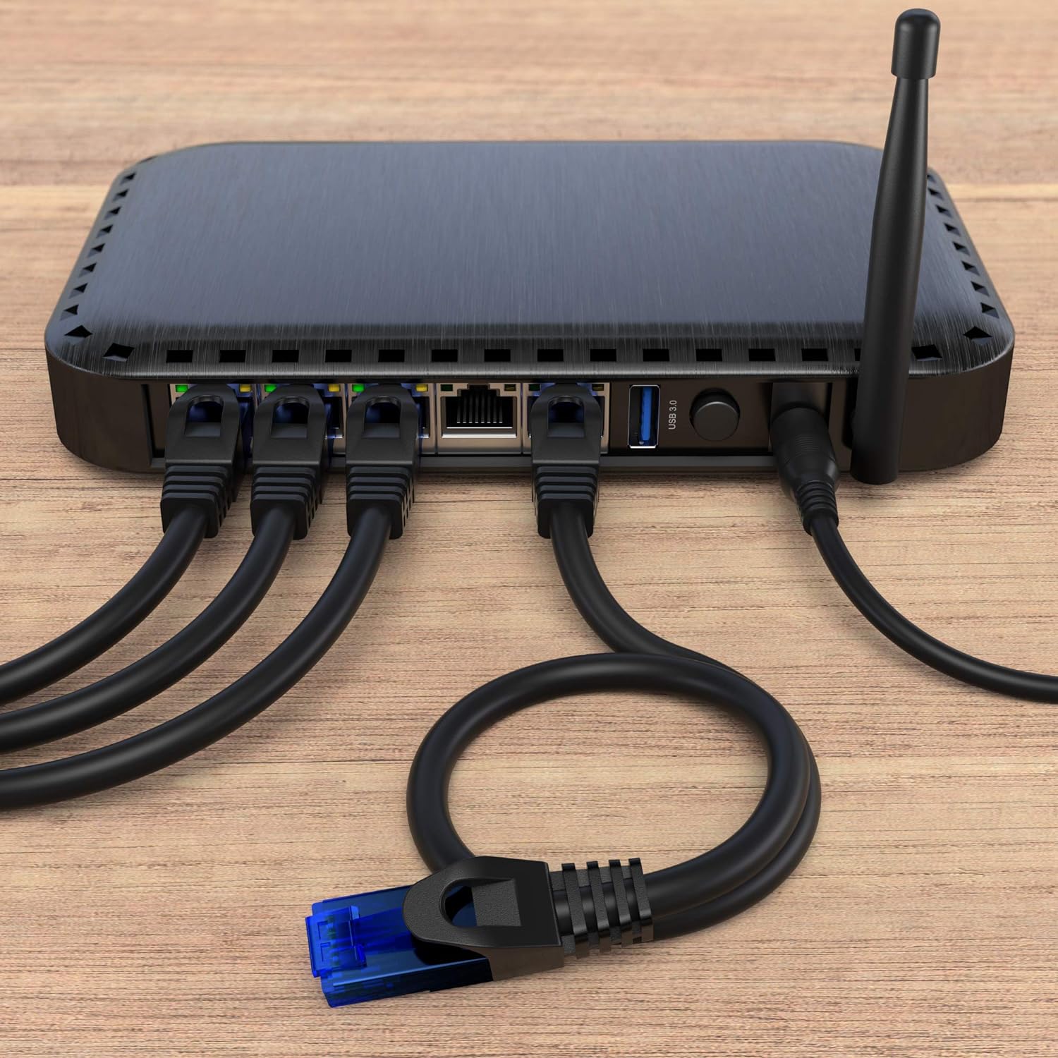 KabelDirekt 75 feet Cat6 Ethernet Gigabit LAN mainstream network cable (RJ45) / backwards compatible (Cat5, Cat5e) - TOP Series