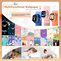 Smart Watch for Kids Watches - Kids Game Smart Watch Girls Boys Ages 4-12 Years with Music Player HD Touch Screen 23 Games Camera Alarm Video Pedometer Flashlight Kids Smartwatch Gift Toys (Orange)