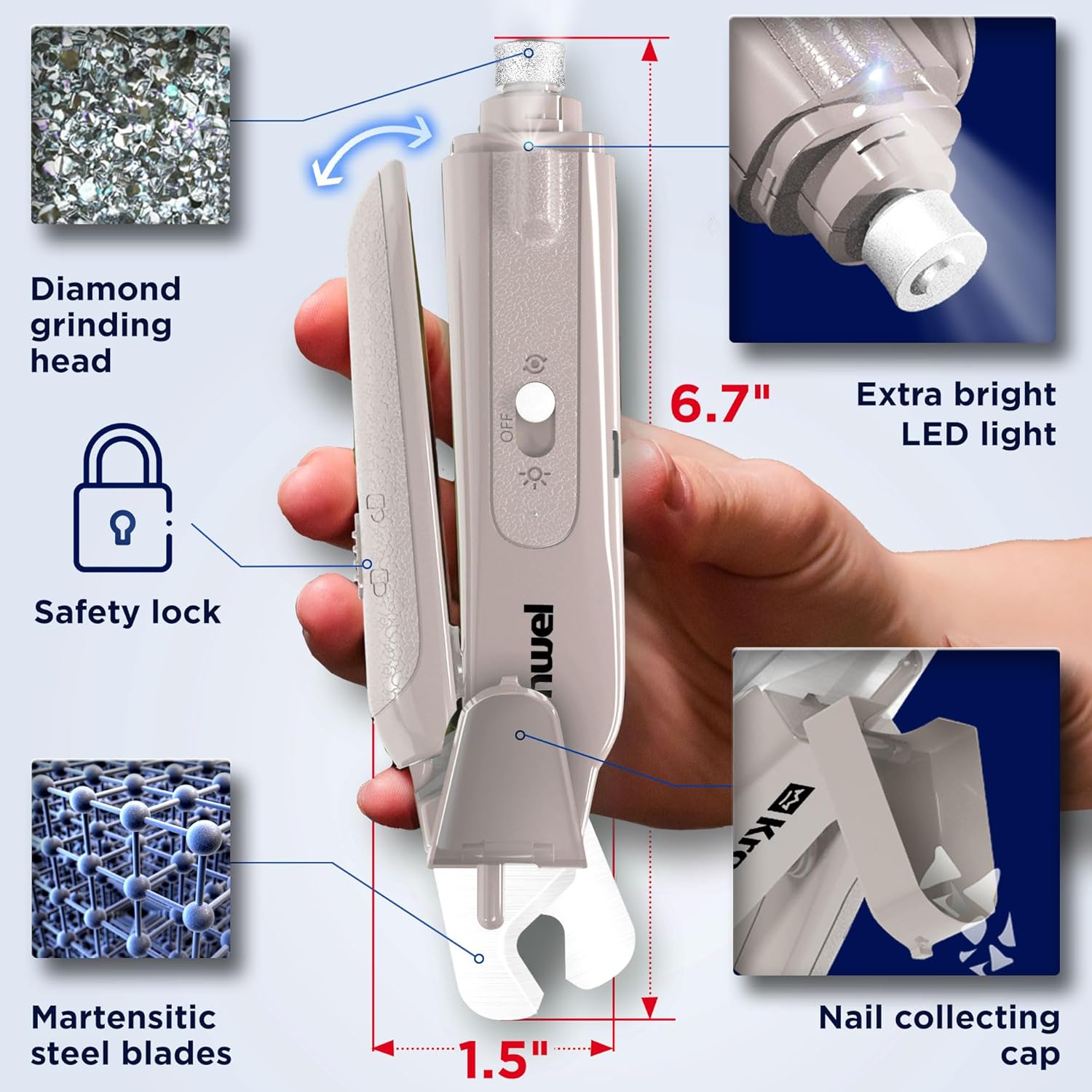 Pet Claw Care Grinder and Clipper