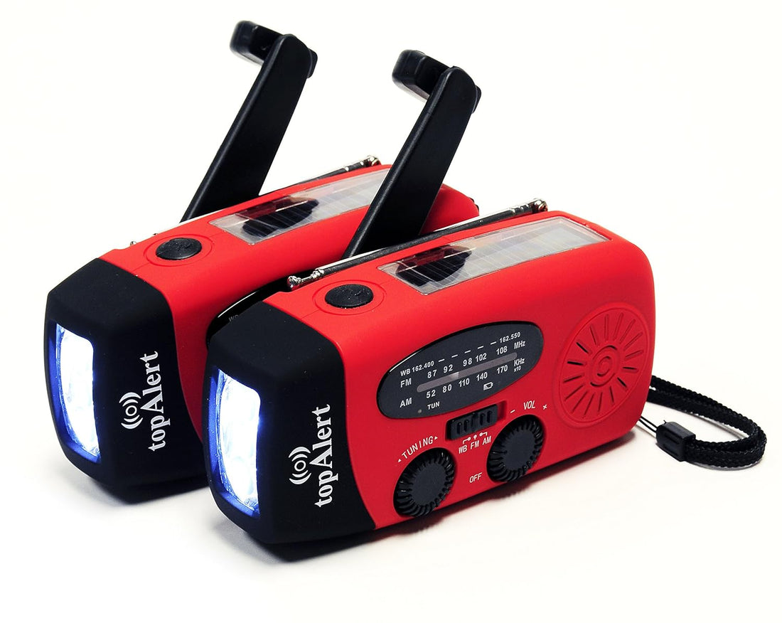 2-PACK HY-88E Emergency Dynamo Solar Self Powered AM/FM/WB(NOAA) Radio, Flashlight, Charger for Cell Phones: iPhone, iPad, iTouch, Android, Amazon Kindle, Smartphone, USB device