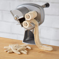 Cavatelli Maker Machine w Easy Clean Rollers- Makes Authentic Gnocchi, Pasta Seashells and More- Recipes Included