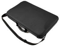 CASEMATIX DJ Controller Travel Case Compatible with Hercules Inpulse 500 - Hard Shell DJ Mixer Carrying Case with Shoulder Strap & Impact-Absorbing Foam For Audio Controllers and Equipment, Black