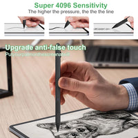 Stylus Pen for Microsoft Surface (75-Day Battery Life+Tilt Pressure+Smooth Writing),Work for Surface Pro 9/8/7/6/5/4/3/X,Surface Go 3/Book 4/3/Laptop 5/4/3/Studio 2