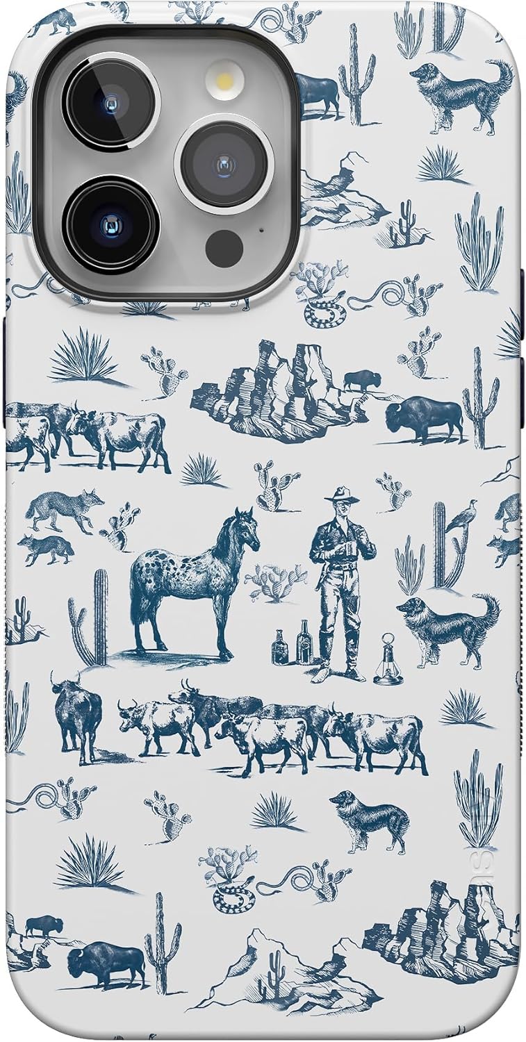 Casely iPhone 15 Pro Max Case | Wild West Adventure | Desert Western Bold | Compatible with MagSafe