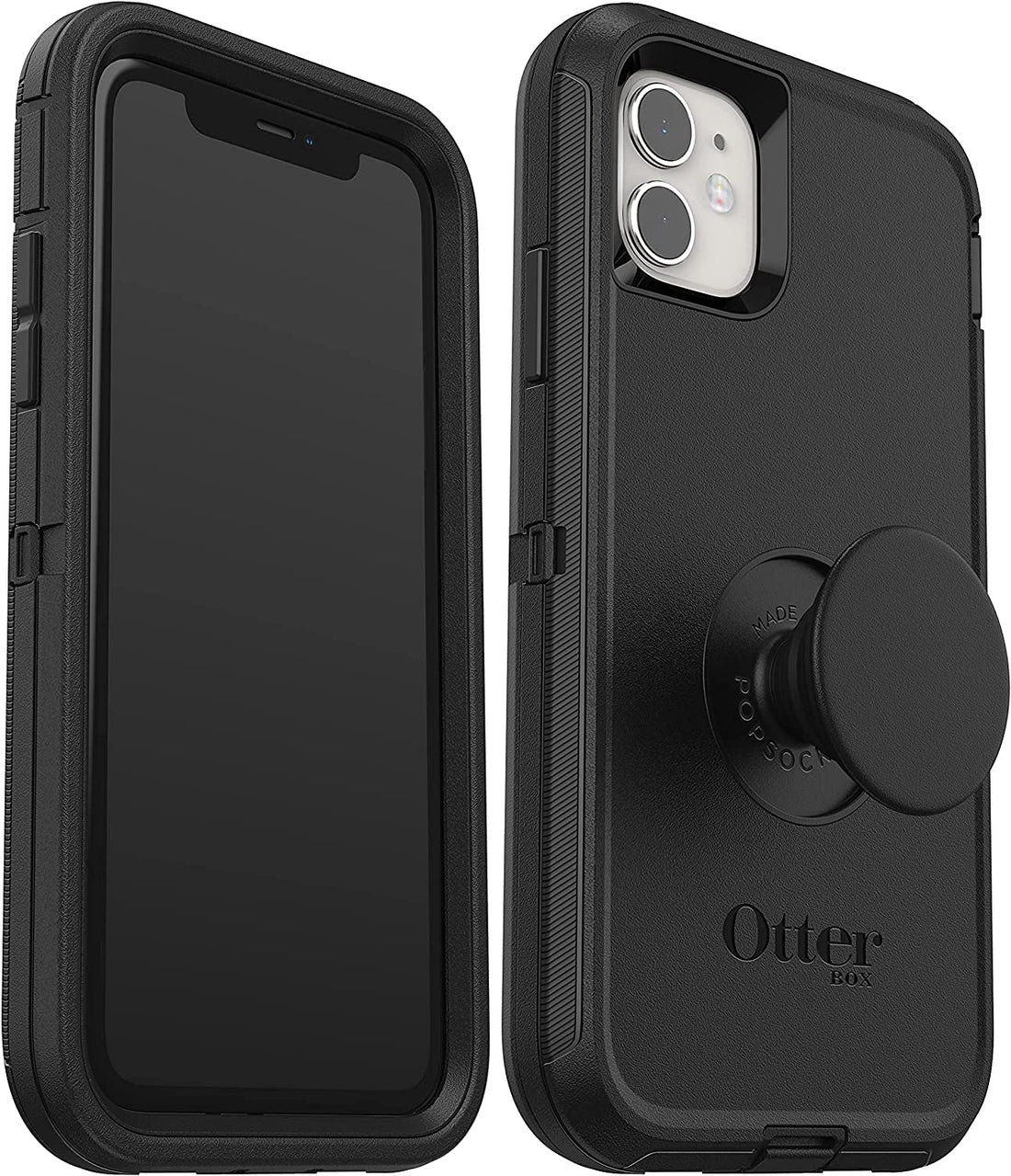 OtterBox + Pop Defender Series Case for iPhone 11 (NOT Pro/Pro Max) Non-Retail Packaging - Black