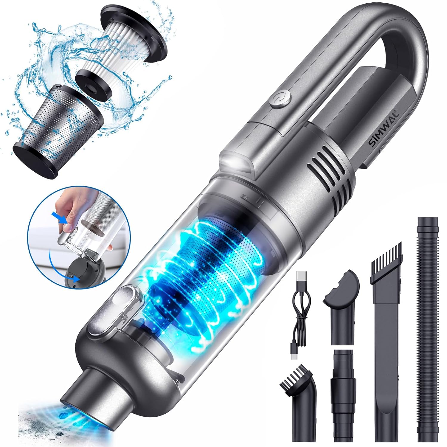Home & Kitchen  Kitchen & Home Appliances  Vacuum, Cleaning & Ironing  Vacuums & Floor Care  Vacuums  Handheld Vacuums