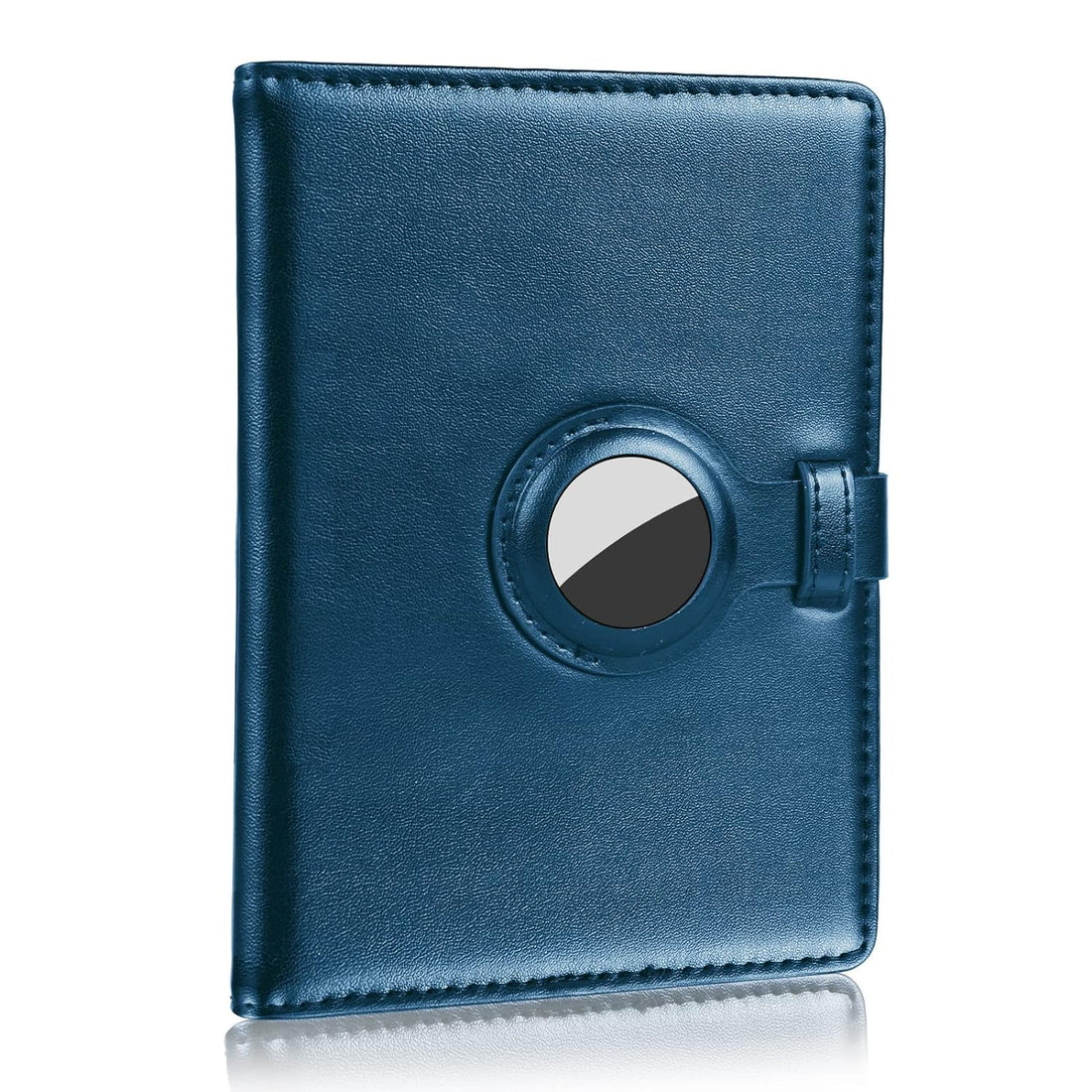 Airtag Passport Holder, Airtag Wallet Passport Holder and Vaccine Card Holder with Airtag for Unisex Adults(Color:C2,Size:21.5*14cm), Blue, 21.5*14cm, Minimalist