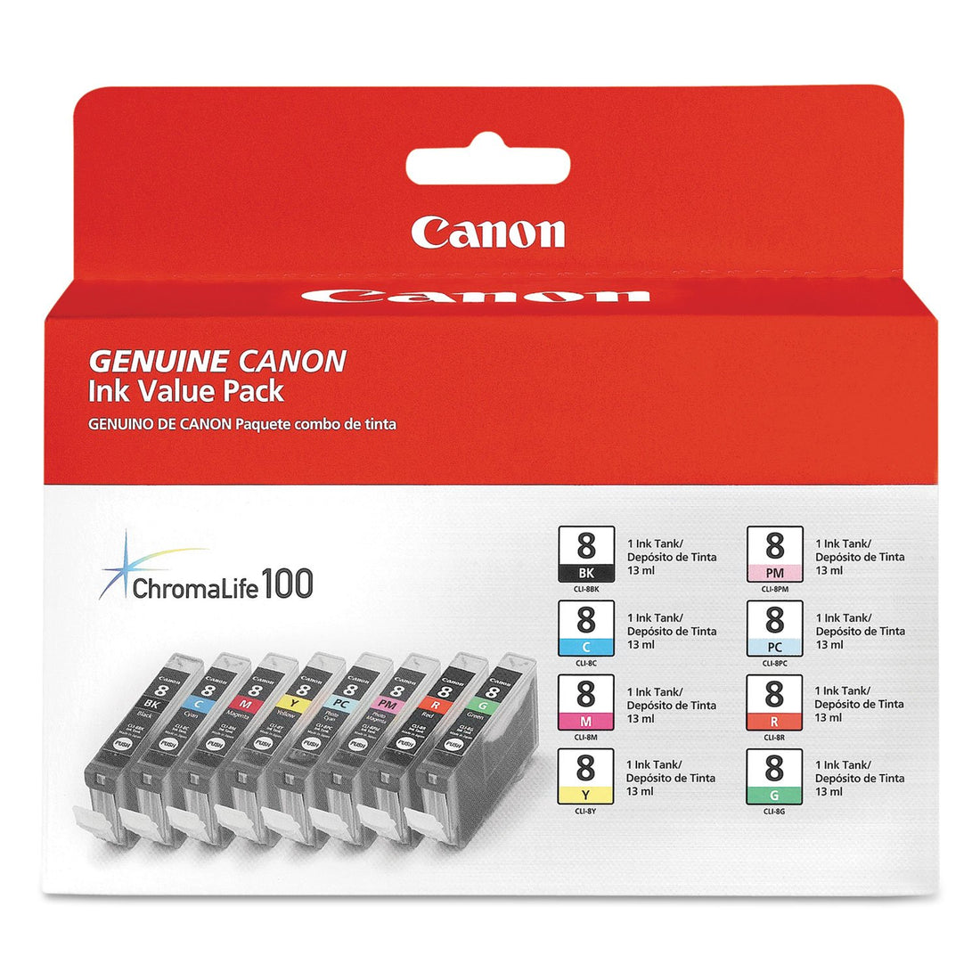 Canon CLI-8 8-Color Multipack Ink Tanks