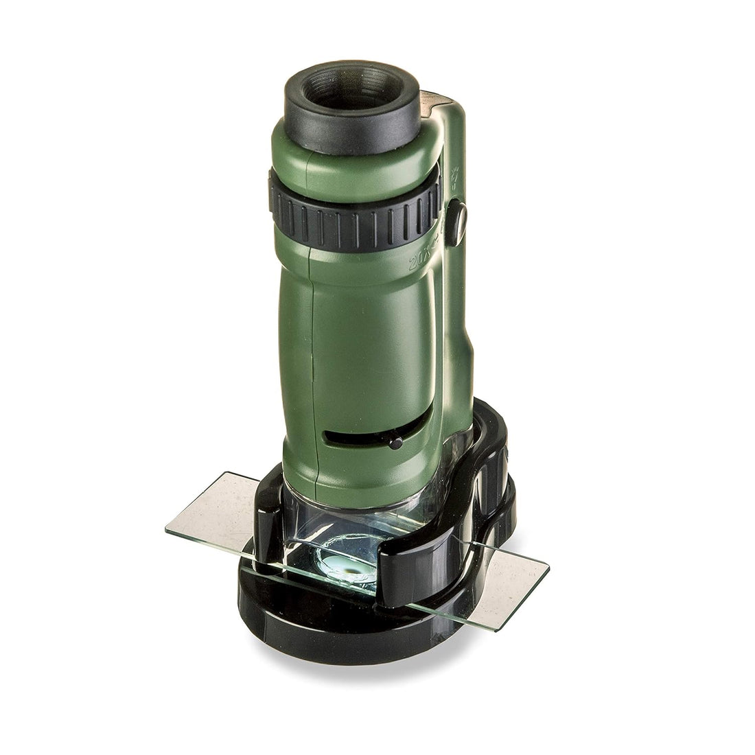 Carson MicroBrite 20x-40x LED Lighted Pocket Microscope for Learning, Education and Exploring (MM-24, MM-24MU)