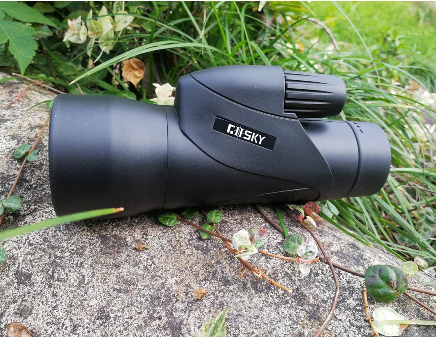 Gosky 12x50 ED Glass Monocular- Ultra HD Multi-Coated Waterproof Monocular Telescope-BAK4 Prism for Wildlife Bird Watching Hunting Camping Travelling Wildlife Secenery