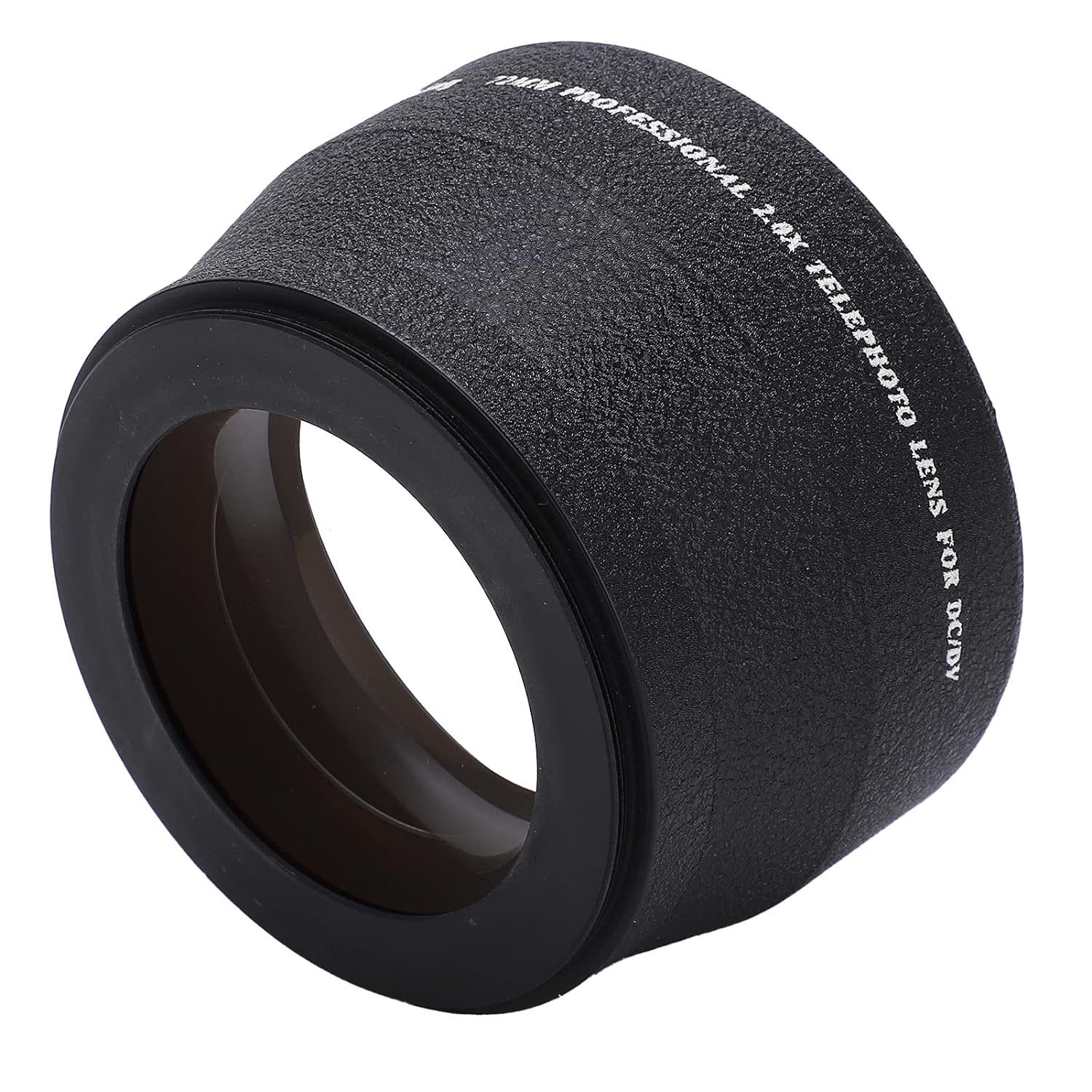 Telephoto Lens, 72MM 2X Magnification HD Telephoto Lens, Aluminum Alloy Teleconverter Lens for 72mm Camera Lens and 82mm Filter