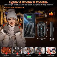 2 Pack Rechargeable Hand Warmers Portable: Aleath Warm Gifts for Outdoor Hunting Camping