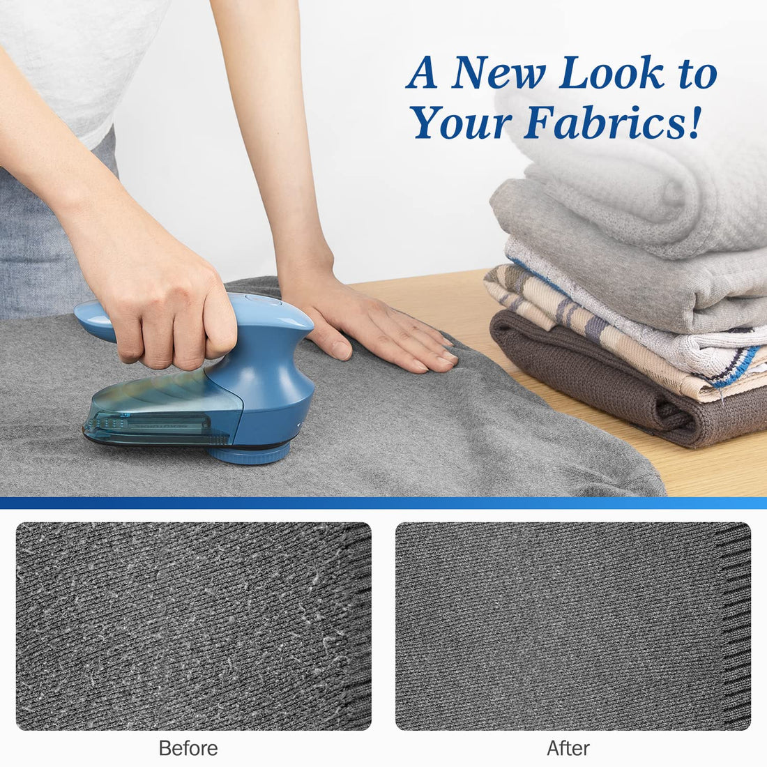 BEAUTURAL Fabric Shaver and Lint Remover Battery Operated