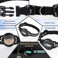 Luminous airtag cat Collar