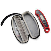 Caseling Hard Case Compatible with Kizen Instant Read Meat Thermometer, Lavatools PT12 Javelin Digital Ultra Fast Instant Read Thermometers for Kitchen, Outdoor Grilling, BBQ, Brewing, and Frying