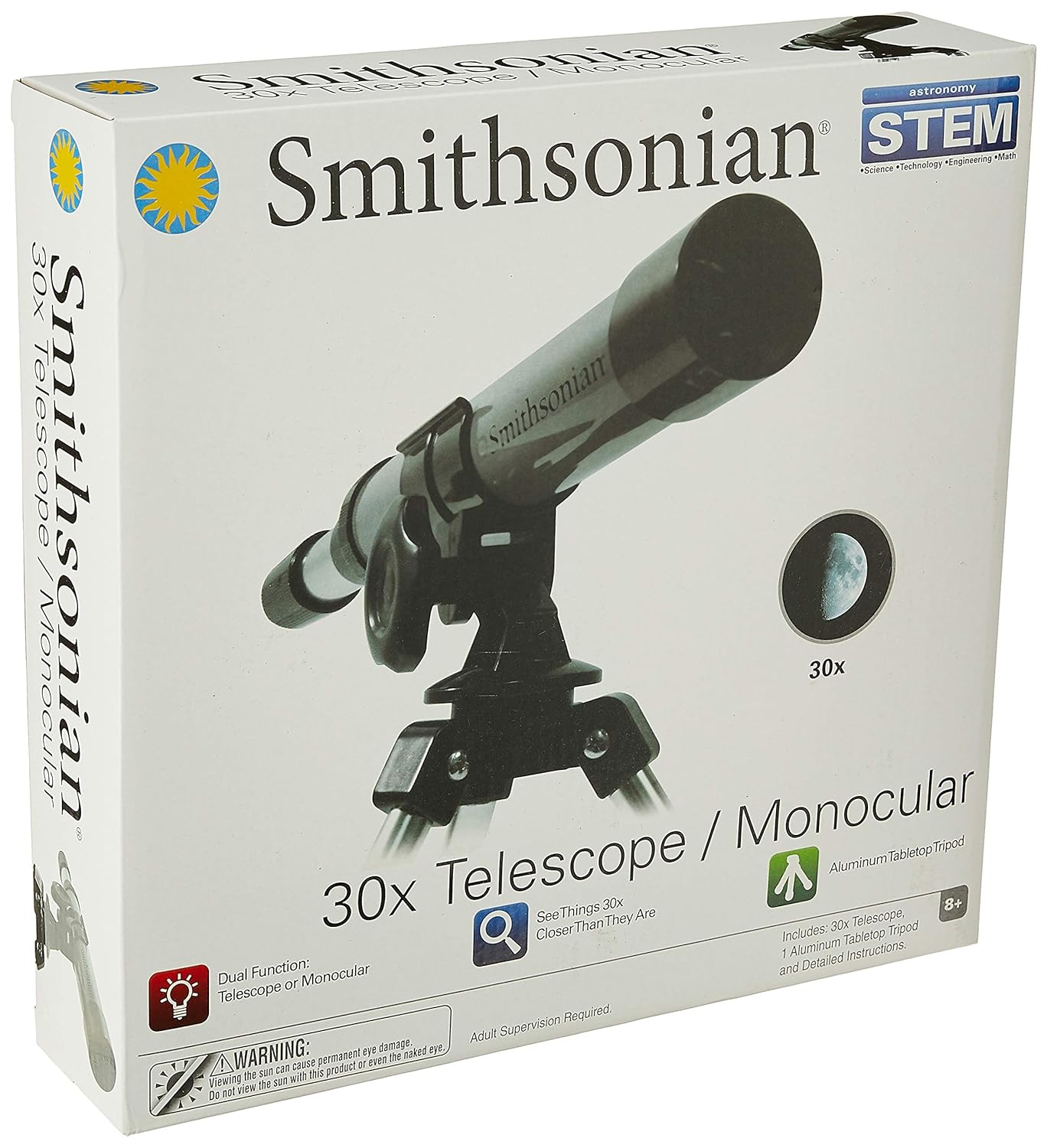 Smithsonian 30x Telescope/Monocular