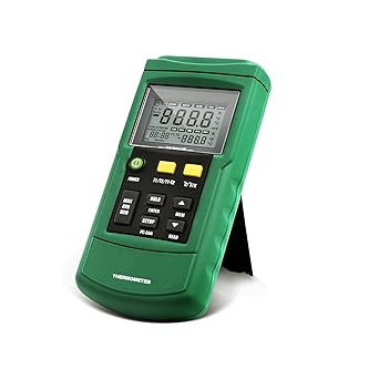 Perfect Prime PerfectPrime TC2100, 2Channel Digital Thermocouple Thermometer/Sensor USB Datalog J/K/T/E/R/S/N Type,PC Software for up to MSWindows Win10, Temperature Range 418.0°F to +3212°F