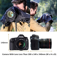DSLR Mirrorless Camera Rain Cover Sleeve Large Raincoat Dust Proof Protector for Canon EOS R5 R6 Rp Ra R 7D 6D 5D Mark IV III II Rebel T8i T7i T7 T6i T6s T6 T5i T5 SL3 SL2 90D 80D 77D 70D SX70 SX60