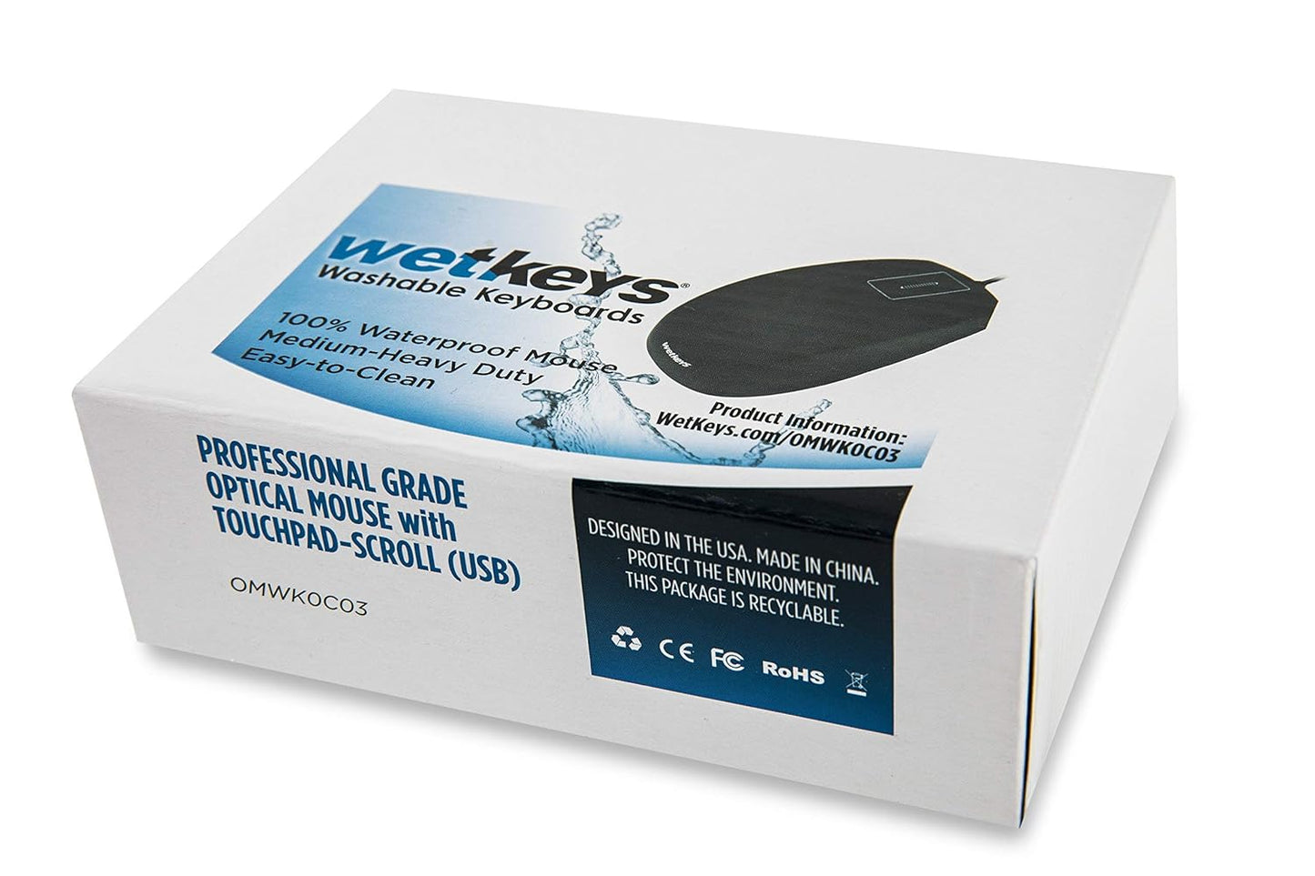 WetKeys Waterproof Professional-Grade Mouse – In Use