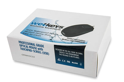 WetKeys Waterproof Professional-Grade Mouse – In Use