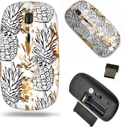 Unique Pattern: Optical Mice Mobile Wireless Mouse 2.4G – Front View