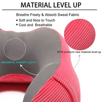 Travel Pillow Memory Foam with 360-Degree Head Support Comfortable Neck Pillow with Storage Bag Lightweight Traveling Pillow for Airplane, Car, Train, Bus and Home Use