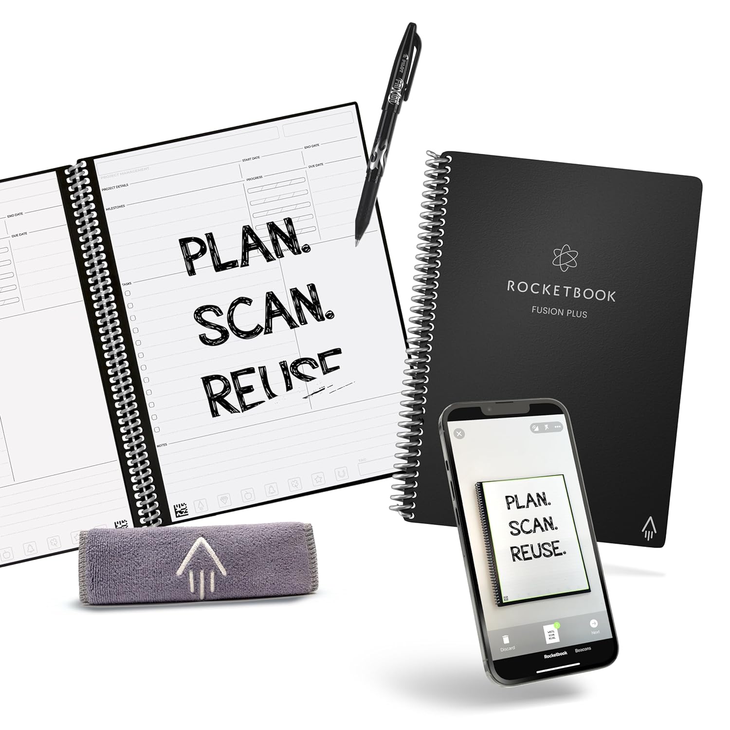 Rocketbook Fusion Plus Executive - Black