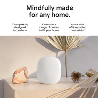 Google Nest WiFi Pro - Wi-Fi 6E - Reliable Home Wi-Fi System with Fast Speed and Whole Home Coverage - Mesh Wi-Fi Router - Fog