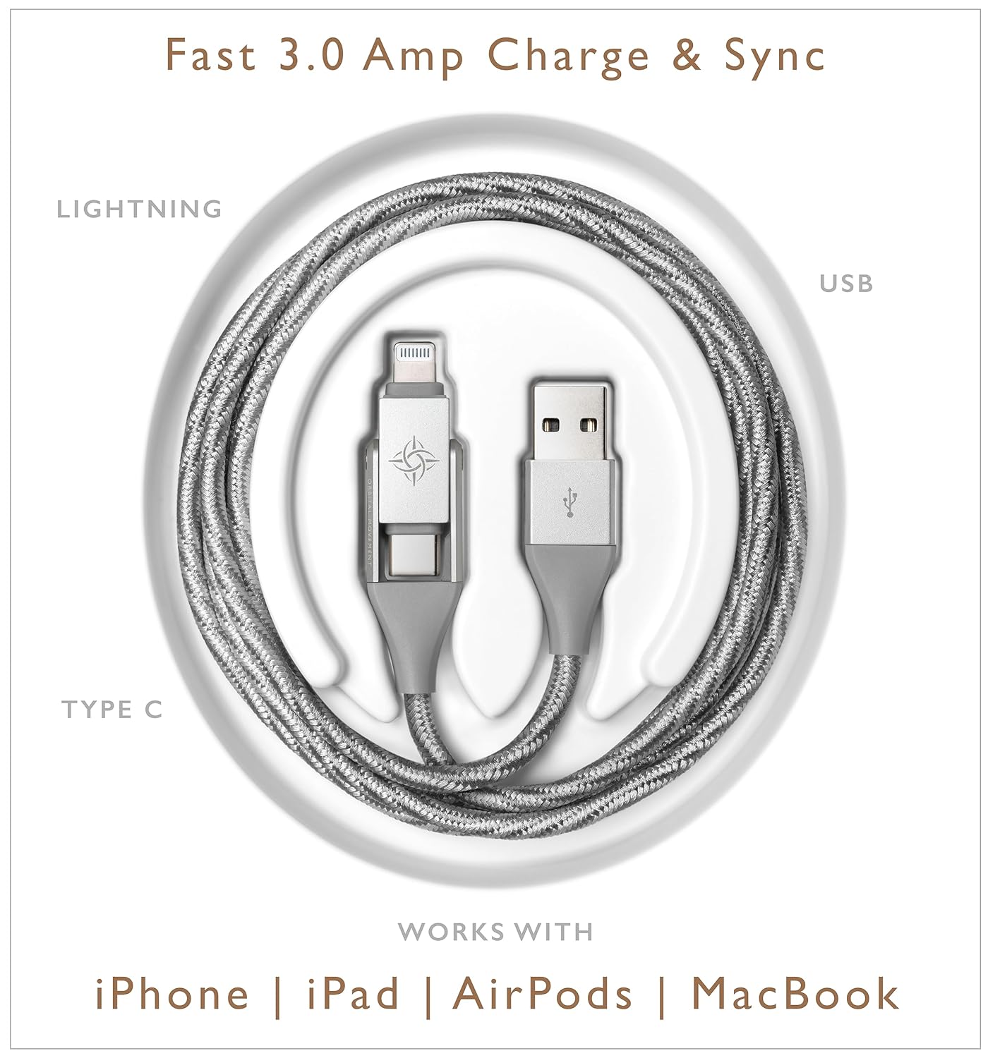 Chimera Multi-Cable (A | L+C, 1.2m, Silver