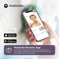 Motorola Baby Monitor PIP1510 - 5" WiFi Video Baby Monitor with Camera & Wall Mount, HD 1080p - Connects to Smart Phone App, 1000ft Range, Two-Way Audio, Remote Pan-Tilt-Zoom, Room Temp, Lullabies