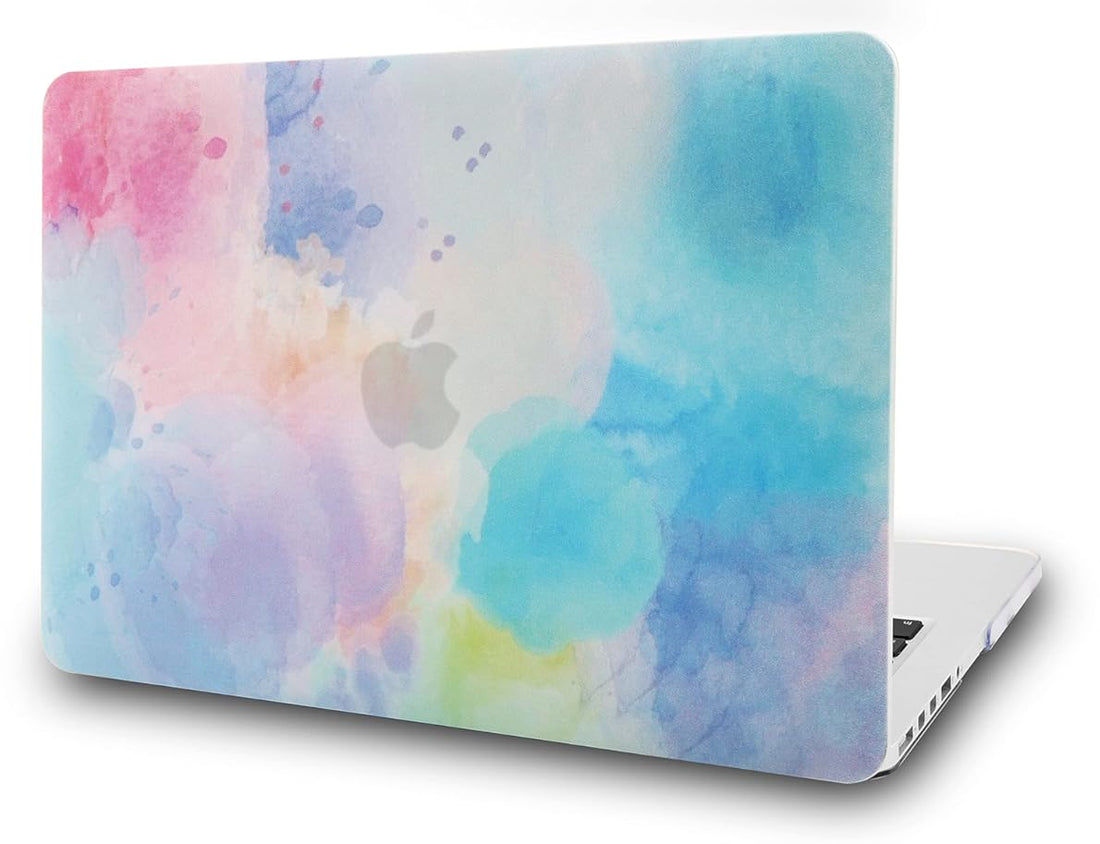 KEC Laptop Case for MacBook Pro 13" (2019/2018/2017/2016) Plastic Hard Shell Cover A1989/A1706/A1708 Touch Bar (Rainbow Mist 2)