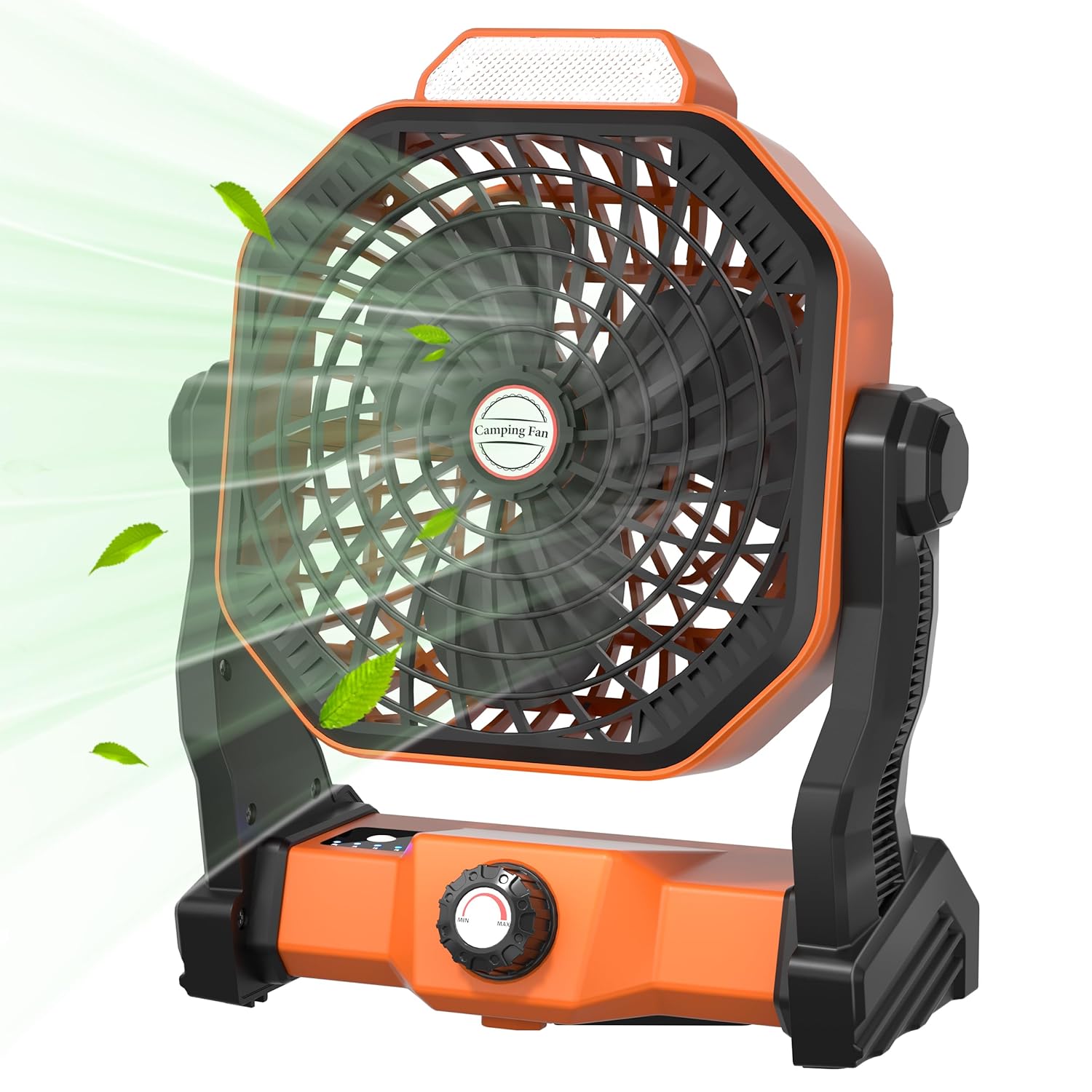 Camping Fan for Tent Fan Rechargeable Fan Portable Fan Battery Powered Fan 10400mAh Battery Operated Fan Personal Fan for Desk Fan with LED Lantern Fan for Camping Essentials for Travel Home