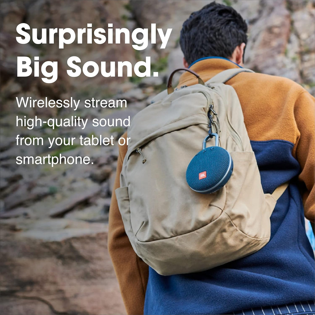 JBL Clip 3 Portable Waterproof Wireless Bluetooth Speaker - Gray