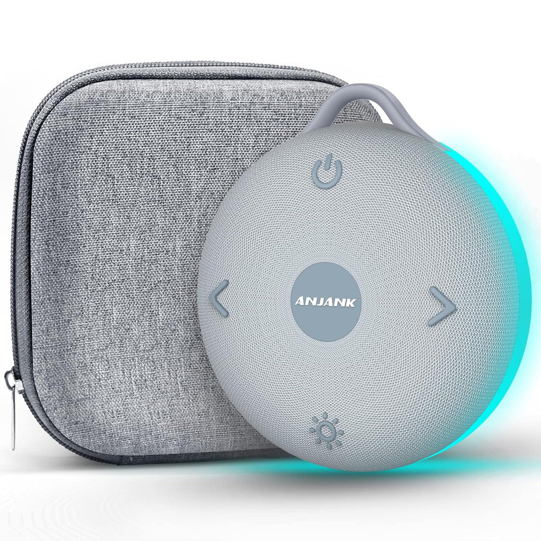 Portable White Noise Machine for Baby Sleeping | 8 Night Lights | 17 Soothing Sounds | USB Rechargeable | Safe Clip Easy Hanging & Child Lock | Compact and Lightweight for On-The-Go & Travel, Kids