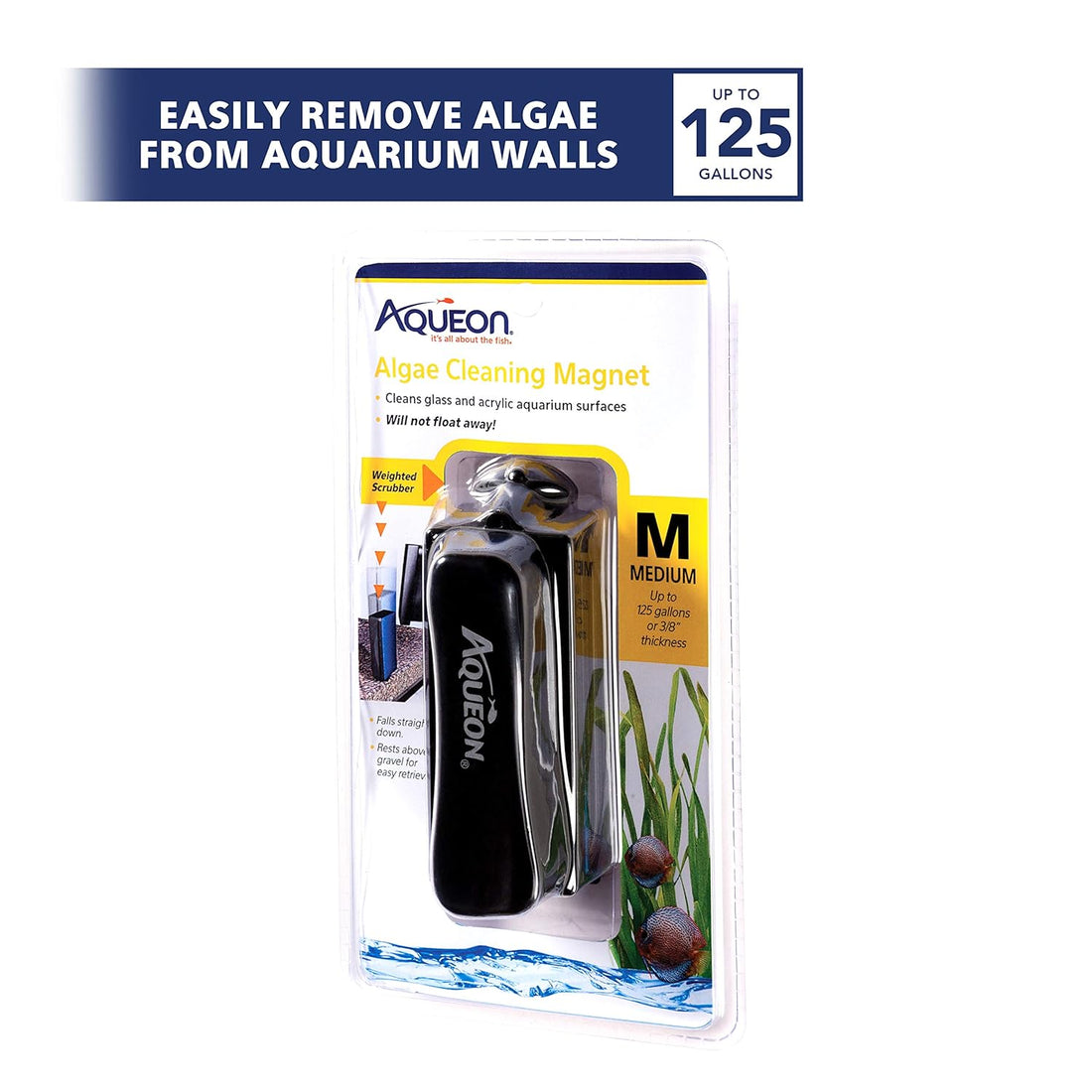 Aqueon 06171 Algae Cleaning Magnet, Medium