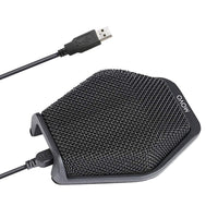 Movo MC1000 USB Desktop Conference Computer Unidirectional Microphone with 180 20 Pickup Range for Windows Mac - Plug Play (Black)