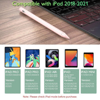 MATEPROX Stylus Pen for iPad, 3rd gen Palm Rejection,Active Stylus Pencil for Apple iPad Pro 11/12.9",iPad 6th/7th Gen,iPad Mini 5th Gen,iPad Air 3rd Gen,Precise for Writing/Drawing/Sketching(Pink)