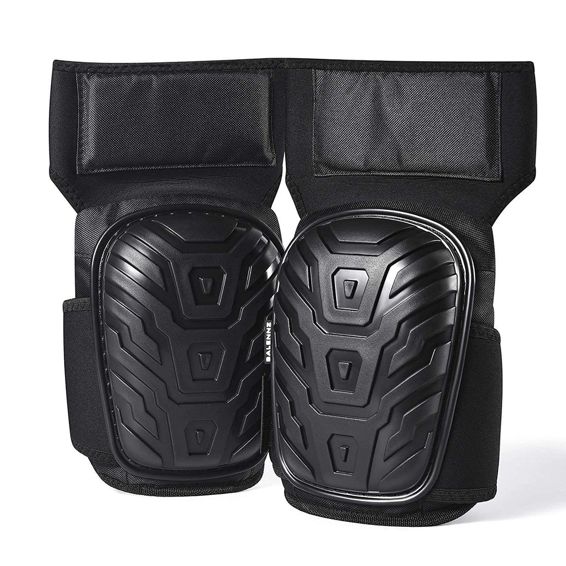 Professional Knee Pads for Work - Heavy Duty Foam Padding Gel Construction Knee Pads with Strong Double Straps – Comfortable Knee Protection for Indoor and Outdoor Use (Thigh High)