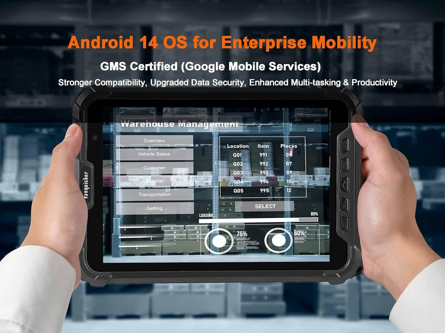 Tablet Vanquisher: Vanquisher 2025 Ultra Rugged 8-inch – Lifestyle Shot