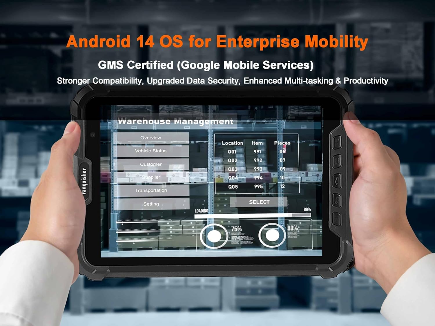 Tablet Vanquisher: Vanquisher 2025 Ultra Rugged 8-inch – In Use