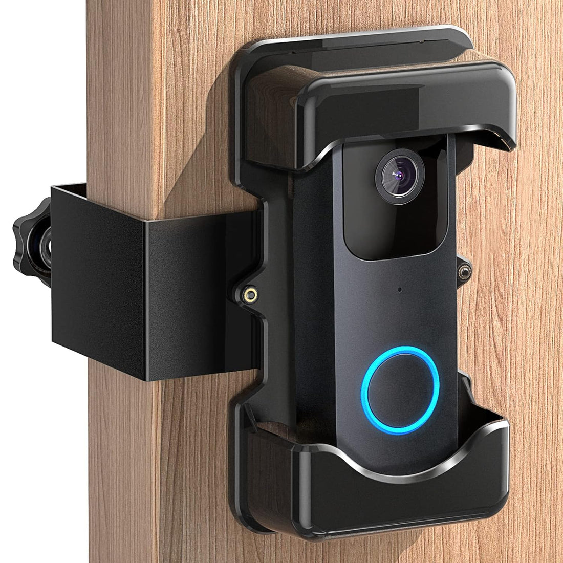 Anti-Theft Doorbell Mount,Adjustable Height(3.7’’-5.1’’), Compatible with Most Brand Video Doorbell,No-Drill & Easy to Install