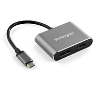 StarTech.com USB C Multiport Video Adapter - 4K 60Hz USB-C to HDMI 2.0 or DisplayPort 1.2 Monitor Adapter - USB Type-C 2-in-1 Display Converter HDMI/DP HBR2 HDR - Thunderbolt 3 Compatible (CDP2DPHD)