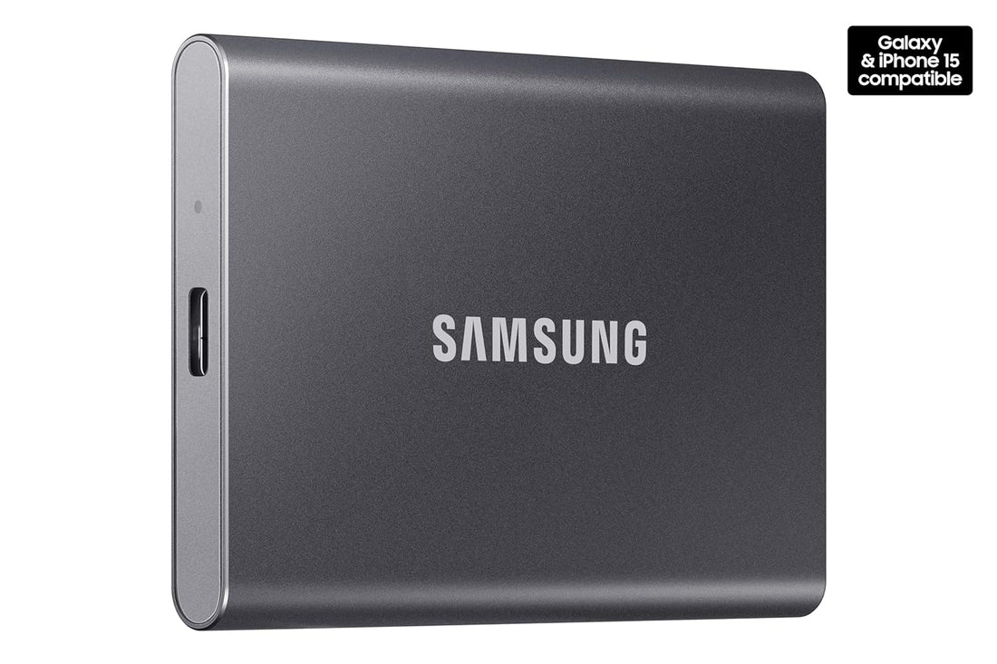 Samsung Electronics Samsung T7 Portable Ssd 2Tb - Up To 1050Mb/S - Usb 3.2 External Solid State Drive, Gray (Mu-Pc2T0T/Am)